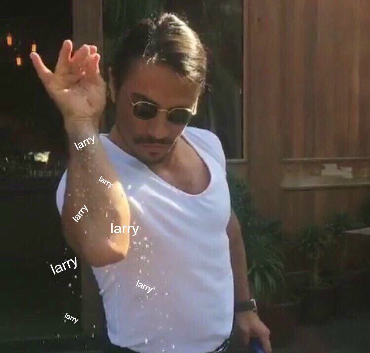taesbeard's tweet photo. antis: "dont make this about larry"
us: https://t.co/alEVIIKvJ4