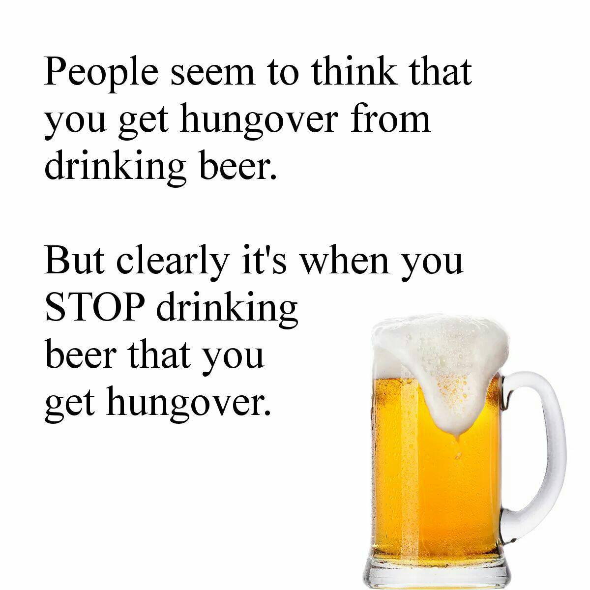 Here's to never getting a hangover