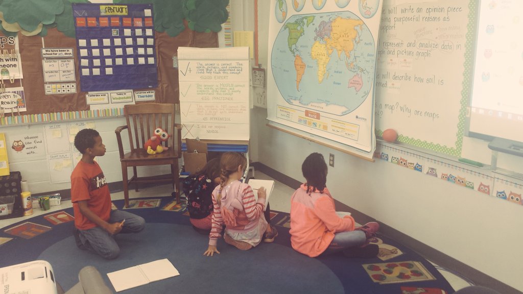 MrsRadjeski's tweet photo. Making observations about maps! @HCPSLanier #mapskills https://t.co/CxzBJJ0FYK