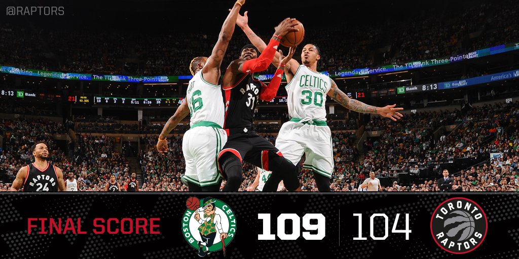 Raptors's tweet photo. No rest, no DeRozan, gutsy effort.

Lowry finishes w/ 32p &amp; 5a.

Stats: https://t.co/NqPb5vgBeU
Pics: https://t.co/w0arZ9fbtJ https://t.co/cv4zonKlkM