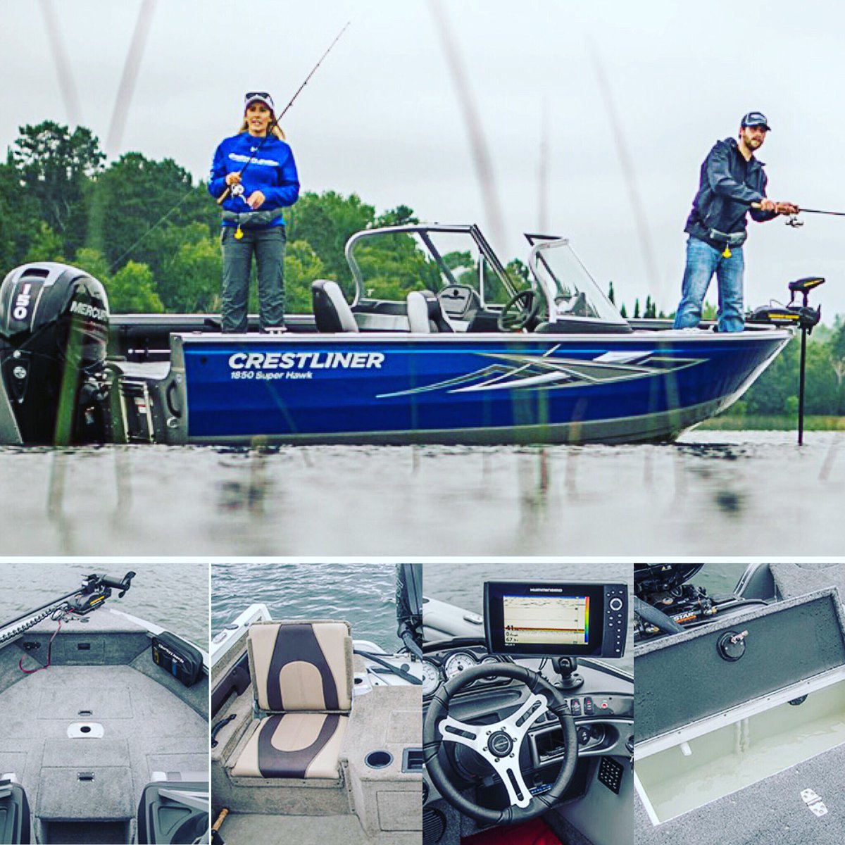 Newly redesigned Super Hawk. Check out more at crestliner.com/super-hawk