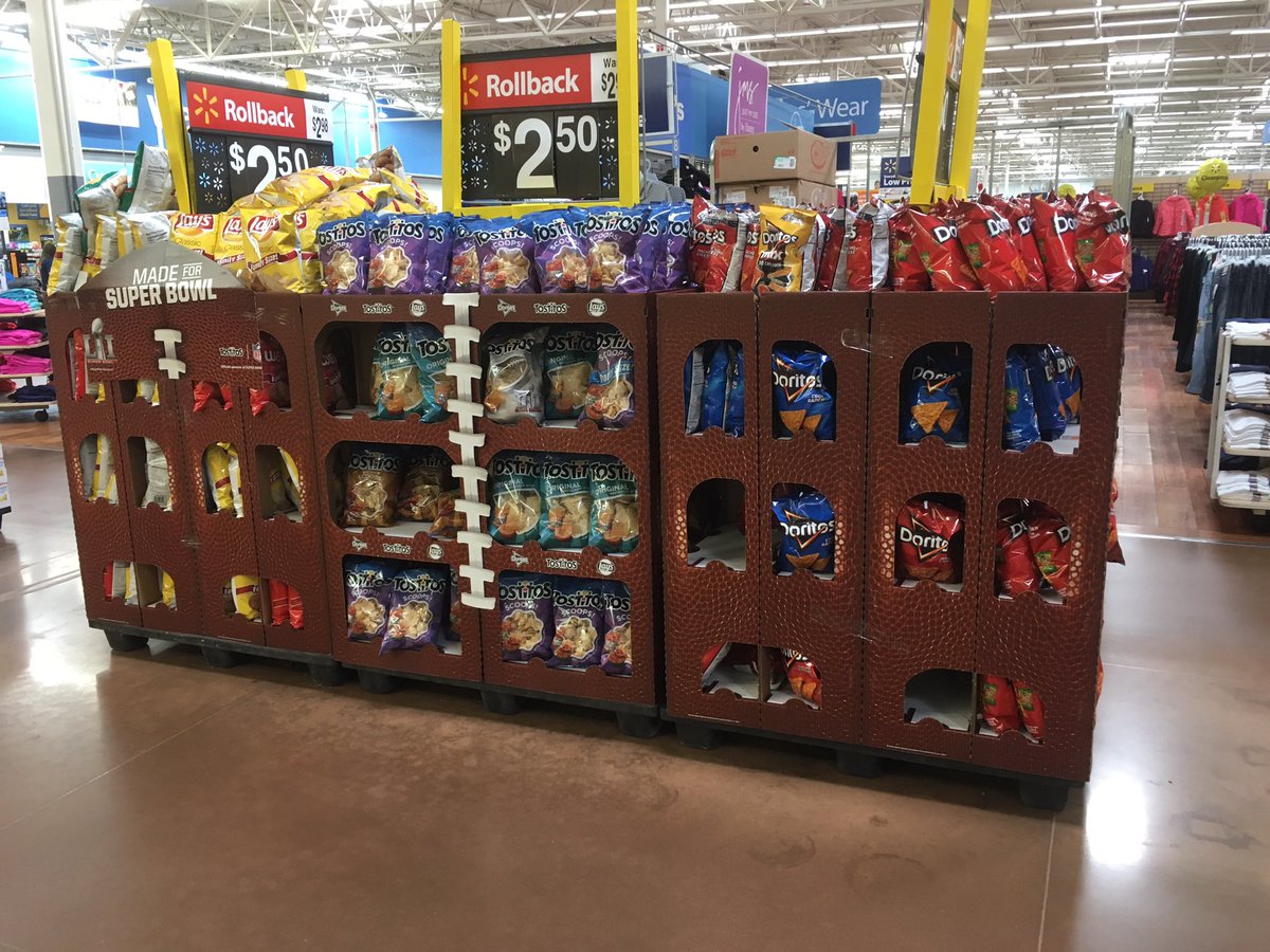 JennNChips's tweet photo. Walmart 5239 is ready... thanks to Jim Duffy out of the Philly Zone!! #FLMAT_SuperBowl51 https://t.co/9LZIvdpgyH