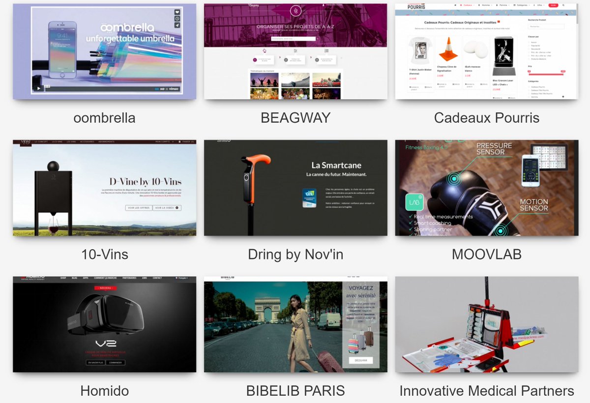 🤠En liste aujourd'hui: <a href="/the_oombrella/">oombrella ☔</a> <a href="/Beagway/">BEAGWAY</a> <a href="/cadeauxpourris/">Cadeaux-Pourris.com</a> @10_Vins <a href="/contact_moovlab/">Moovlab</a> <a href="/HomidoVR/">Homido</a> <a href="/bibelib/">BibeliB Paris</a>
 rdv sur lespepitestech.com