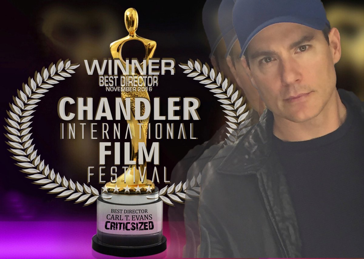 iamcarlevans's tweet photo. Very excited about winning the BEST DIRECTOR award at the Chandler International Film Festival. #criticsized #carltevans #indiefilm https://t.co/H15jAZZiHG