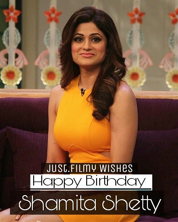  Wishes Lovely looking Shamita Shetty a Very Happy Birthday. 