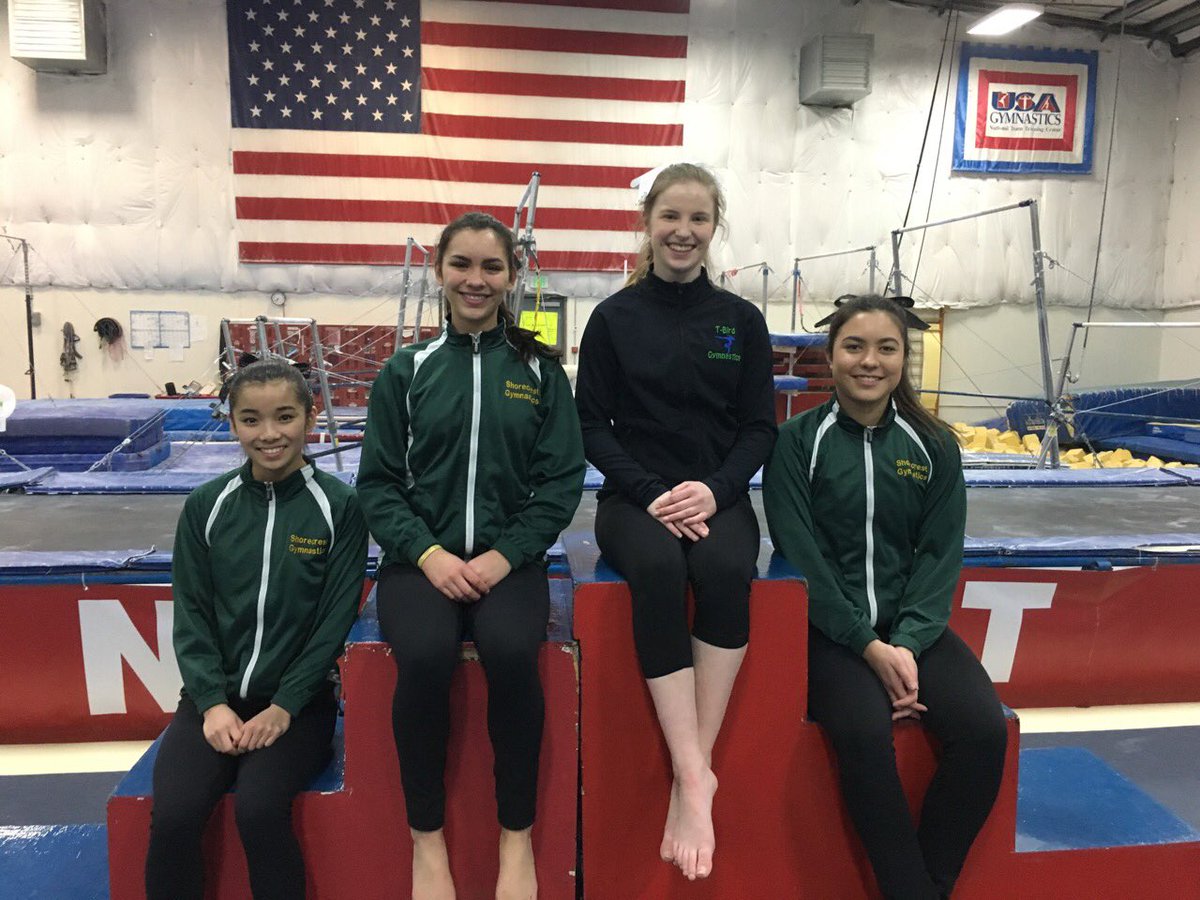 Shorecrest is sending three gymnasts to State:
Julianne Oshiro 
Jacy Elizondo 
Tory Collins