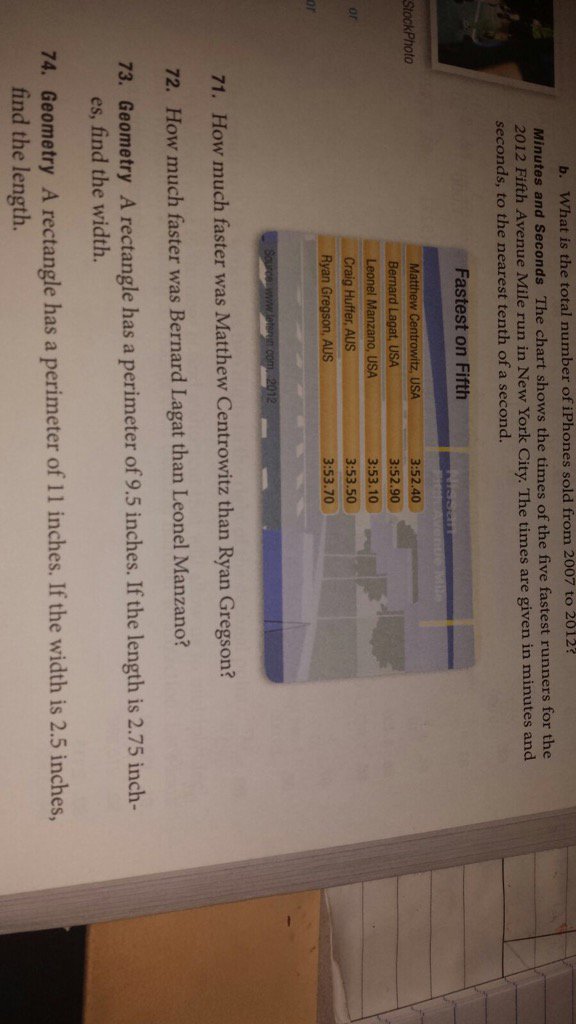 Lagat1500's tweet photo. Just found this Math problem in one of the Kids' text books. Folks... I think I've finally made it😉 https://t.co/lIfyByk3NV