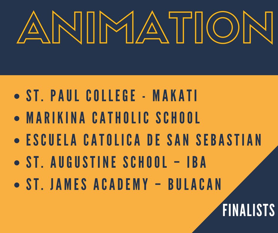 TechnokidsPh's tweet photo. FINALISTS FOR IT CUP 2017 - MULTIMEDIA: ANIMATION CATEGORY #ITCUP2017 https://t.co/sYlG7rXeqH