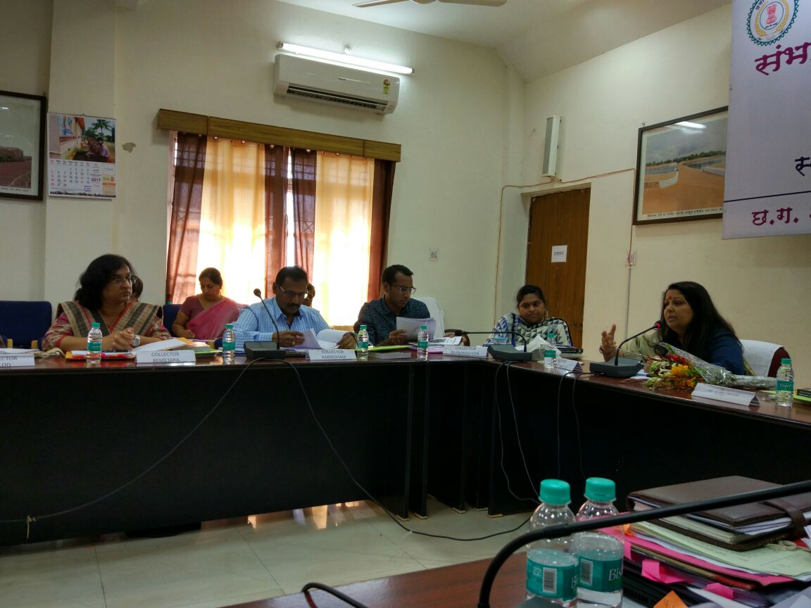 संभाग स्तरीय समीक्षा बैठक दिनाँक 30 जनवरी 2017 दुर्ग संभाग