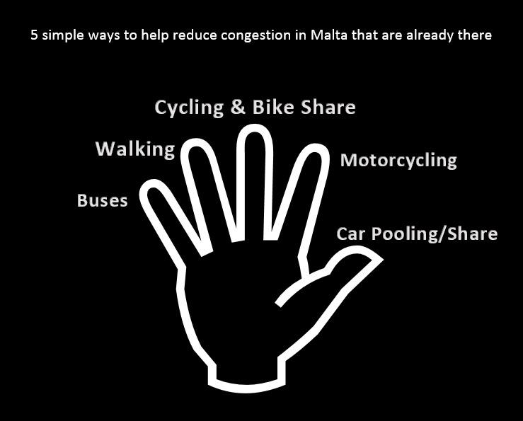 5 Simple Ways to #Reduce #Traffic in #Malta