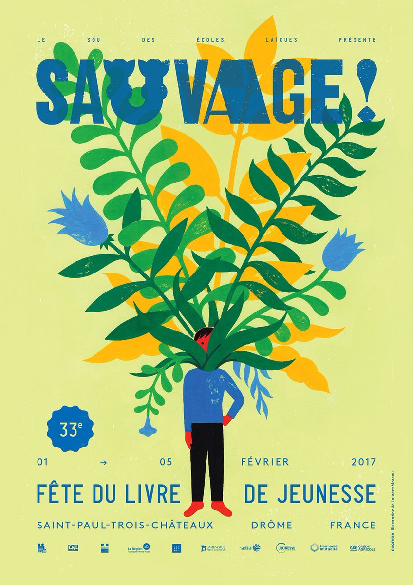 SLPJ93's tweet photo. Jusqu’au 5 février, la littérature jeunesse sera « Sauvage » au @FDLJ26  Saint-Paul Trois Châteaux, membre comme le @SLPJ93 de la @LafedeLJ https://t.co/QzJLjz0Srt