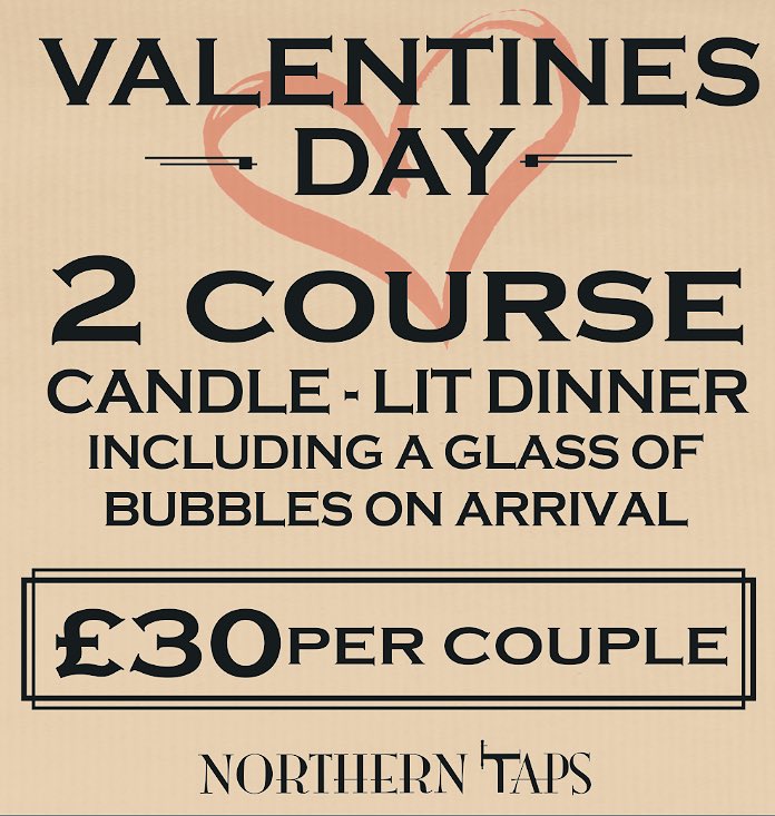 NorthernTaps's tweet photo. #ValentinesDay #huddersfield https://t.co/O9lZtDJ41v