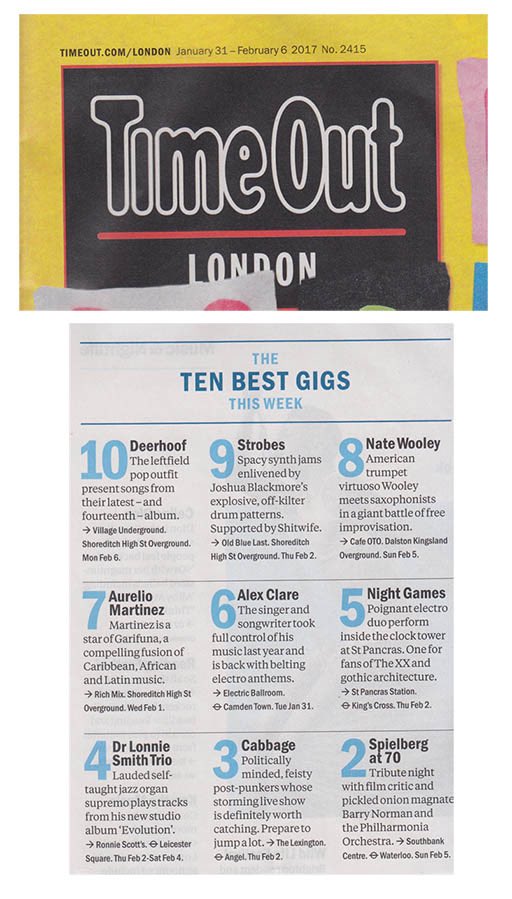 Thanks <a href="/TimeOutLondon/">Time Out London</a> for including tonight's show w/ @shitwifeband at <a href="/theoldbluelast/">The Old Blue Last</a> in their top 10 gigs of the week!
<a href="/hellopinkmist/">Pink Mist</a>
