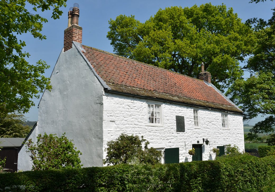 TyneSnapper's tweet photo. #wylam Sad to read that the National Trust will not be opening Stephenson's Cottage, Wylam Waggon-Way this year. https://t.co/KFvzsBpdQx