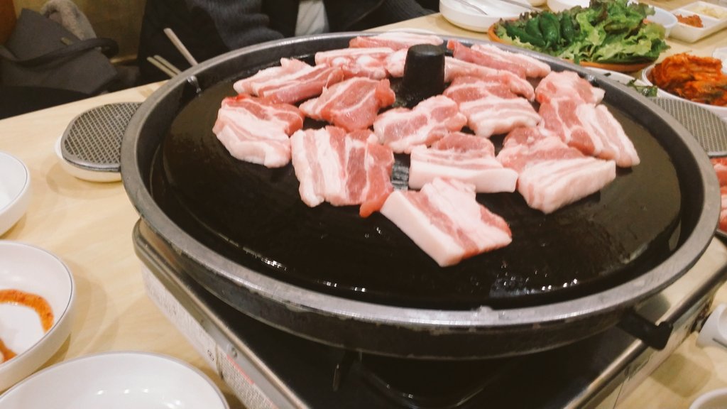 #삽겹살#지글지글