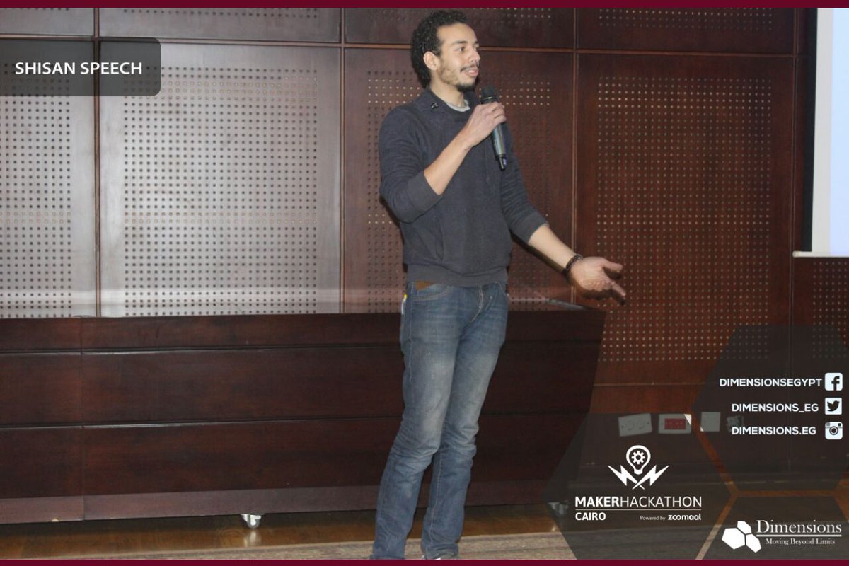 MakerHackathon's tweet photo. Shisan speech our hardware sponsor by Osama kamal
#Makerhackthon
#Dimensions
#stay_tuning
#keep_in_touch https://t.co/EeI3yub6M5