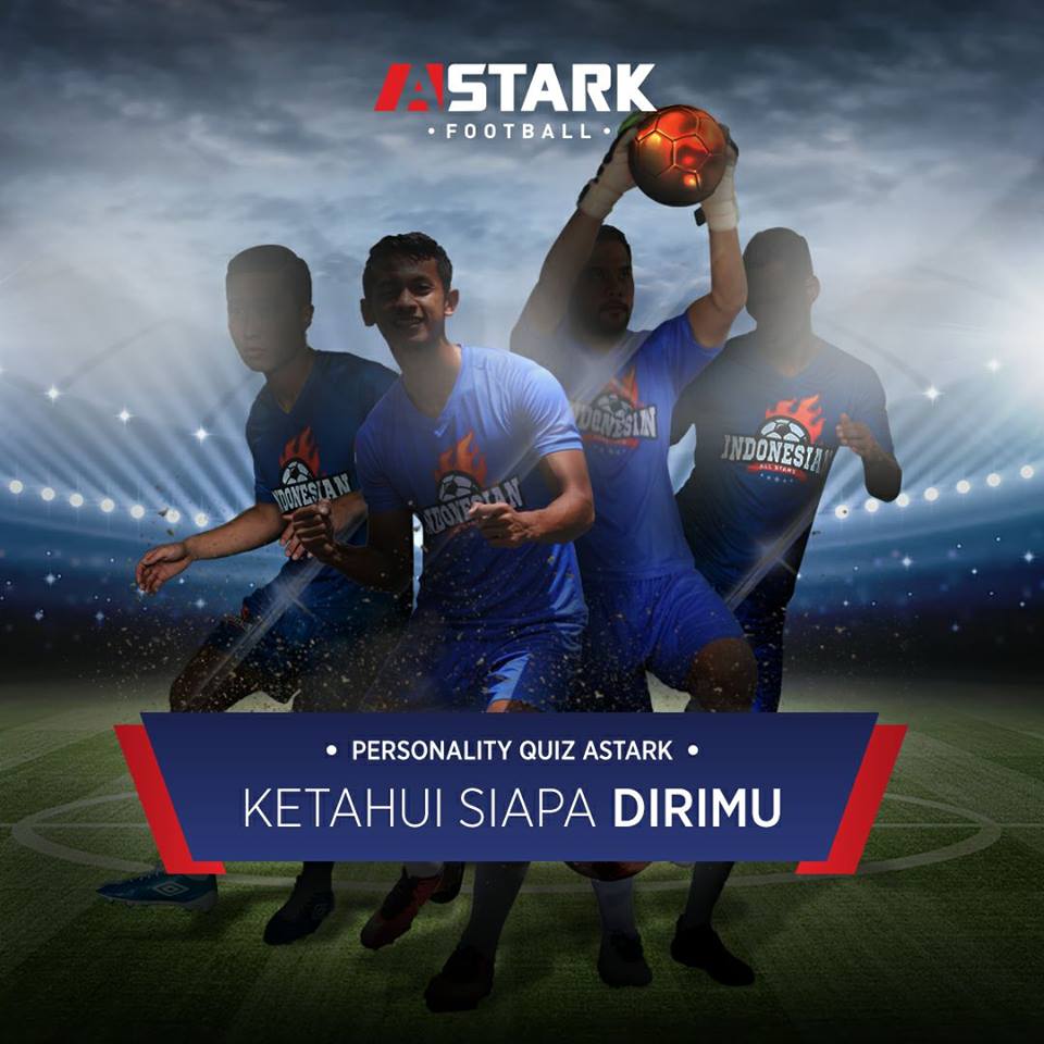 astarkfootball's tweet photo. Pengen tau posisi terbaikmu di tim dan dapet hadiah Sob? Ikutan aja Personality Quiz #ASTARK Football! Tinggal klik https://t.co/C7K9mv6C7r https://t.co/COptePPTlT