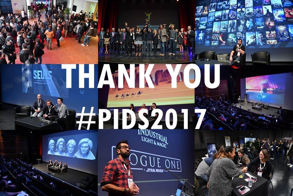PIDSConference's tweet photo. Thank you to all participants, sponsors and speakers. @ParisImagesDS will return in January 2018. #VFX https://t.co/WKPoS5IPQG