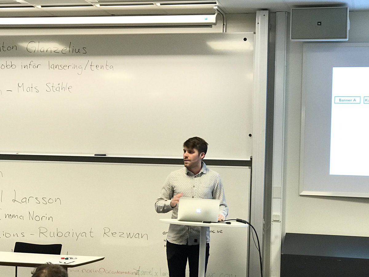 J_a_n_n_a's tweet photo. Anton Gezelius från @outfox_intel kör en snabb föreläsning för oss på @IHMse bra och relevant för oss. Tack! #digitalanalys https://t.co/wkREwmXs5H