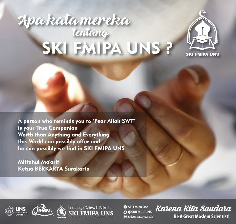 🚨H-0⃣4⃣ Penutupan OPREC🚨
📽 Apa kata mereka tentang SKI?
➖
(Miftahul Ma'arif, Ketua BERKARYA Surakarta)

👉🏻 bit.ly/CaraDaftarSKIF…