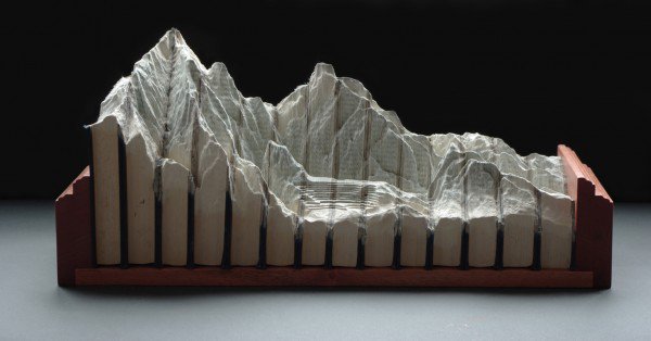 shadedminds's tweet photo. Books carved into landscapes by Guy Laramee https://t.co/ByIaEJrk1g
