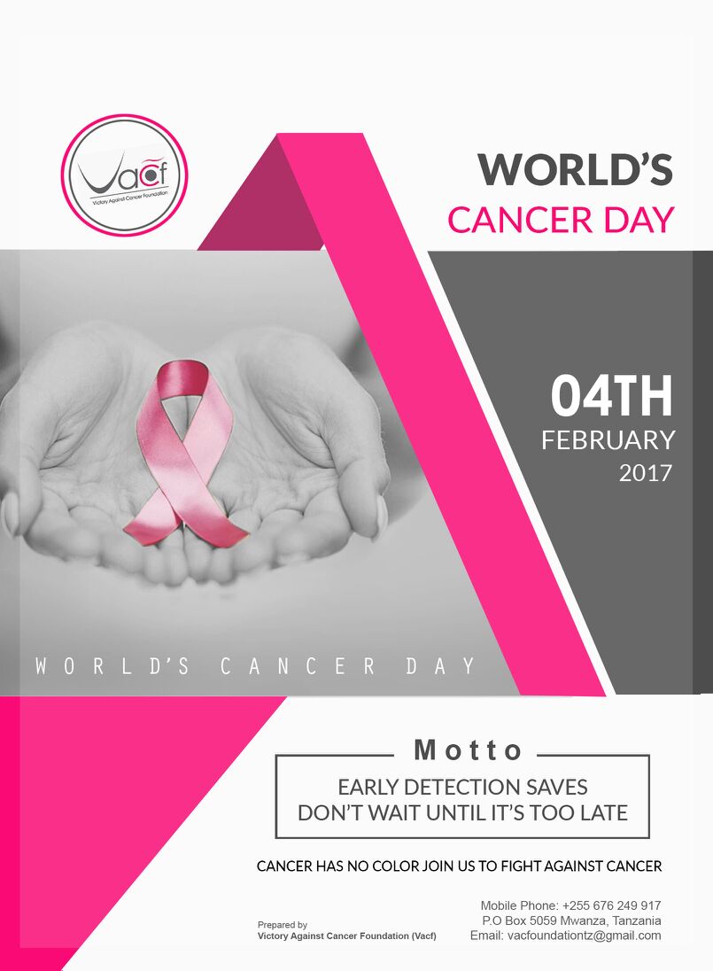 vacfoundationtz's tweet photo. #cancerpreventionmonth #cervicalcancer #afyayangumtajiwangu #breastcancerawareness #pediatriccancer #cloudsfm #jembefm #supportcancerpatient https://t.co/7OuFTQJjPz