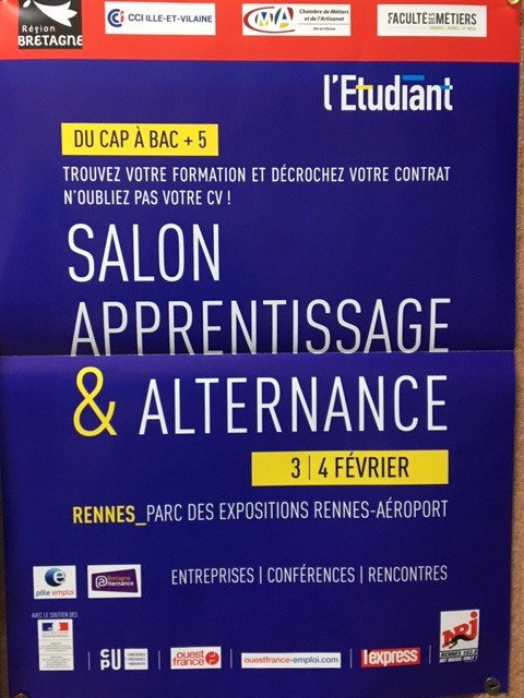 3 et 4/02 Retrouvez-nous au Salon de l'Apprentissage #SécuritéInformatique urlz.fr/3gjX #BanqueAssurance urlz.fr/42lU