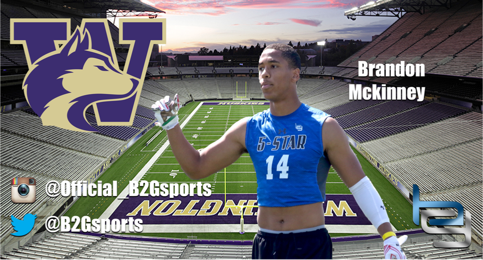 B2GSports's tweet photo. Congratulations B2G Sports Alum Brandon McKinney @brandonmckinn20 on signing with the University of Washington! #B2GSports #LET17REIGN https://t.co/9oAuwRQOp4