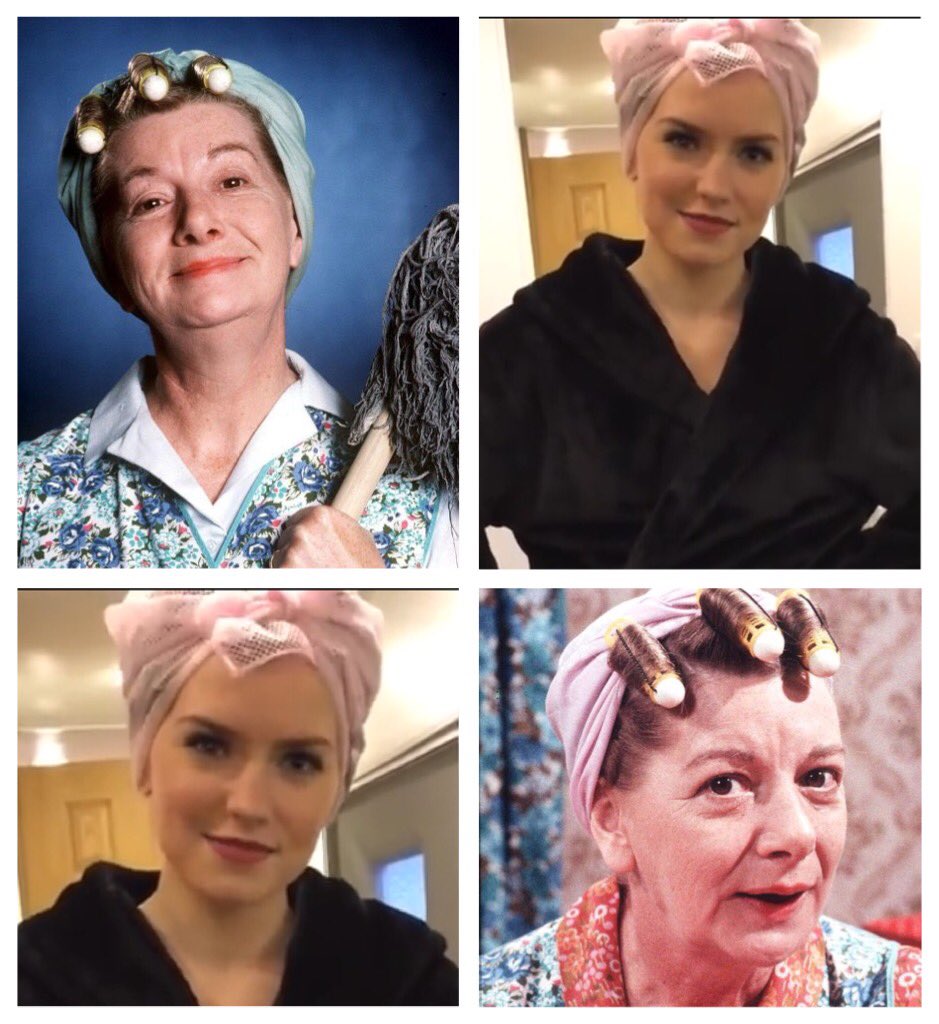 LSCCandBeyond's tweet photo. @_DaisyRidley_ love the hair net. In 40 years you'll be starring in Last of the Jedi Wine or Coronation Sith ❤ https://t.co/RuxQrXuz9R