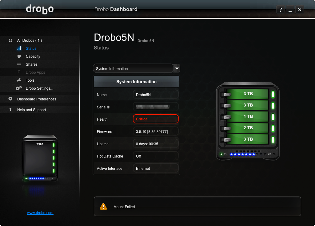 drobo dashboard windows not seeing drive drobo dashboard windows not seeing drive