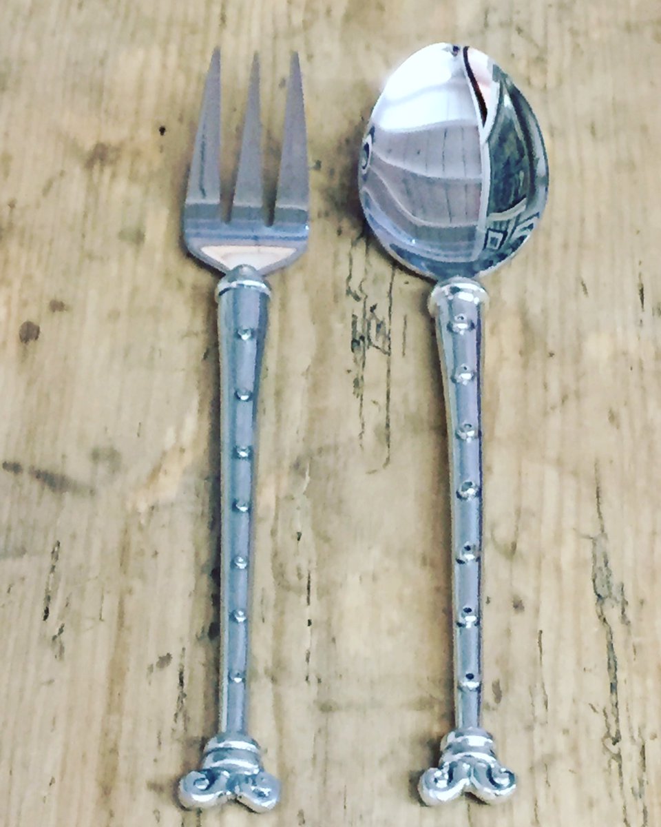 quirkitudinous's tweet photo. Carrol Boyes South African salad servers... we're bored of winter... roll on summer. £48 the pair. https://t.co/7lTEMU3HK7