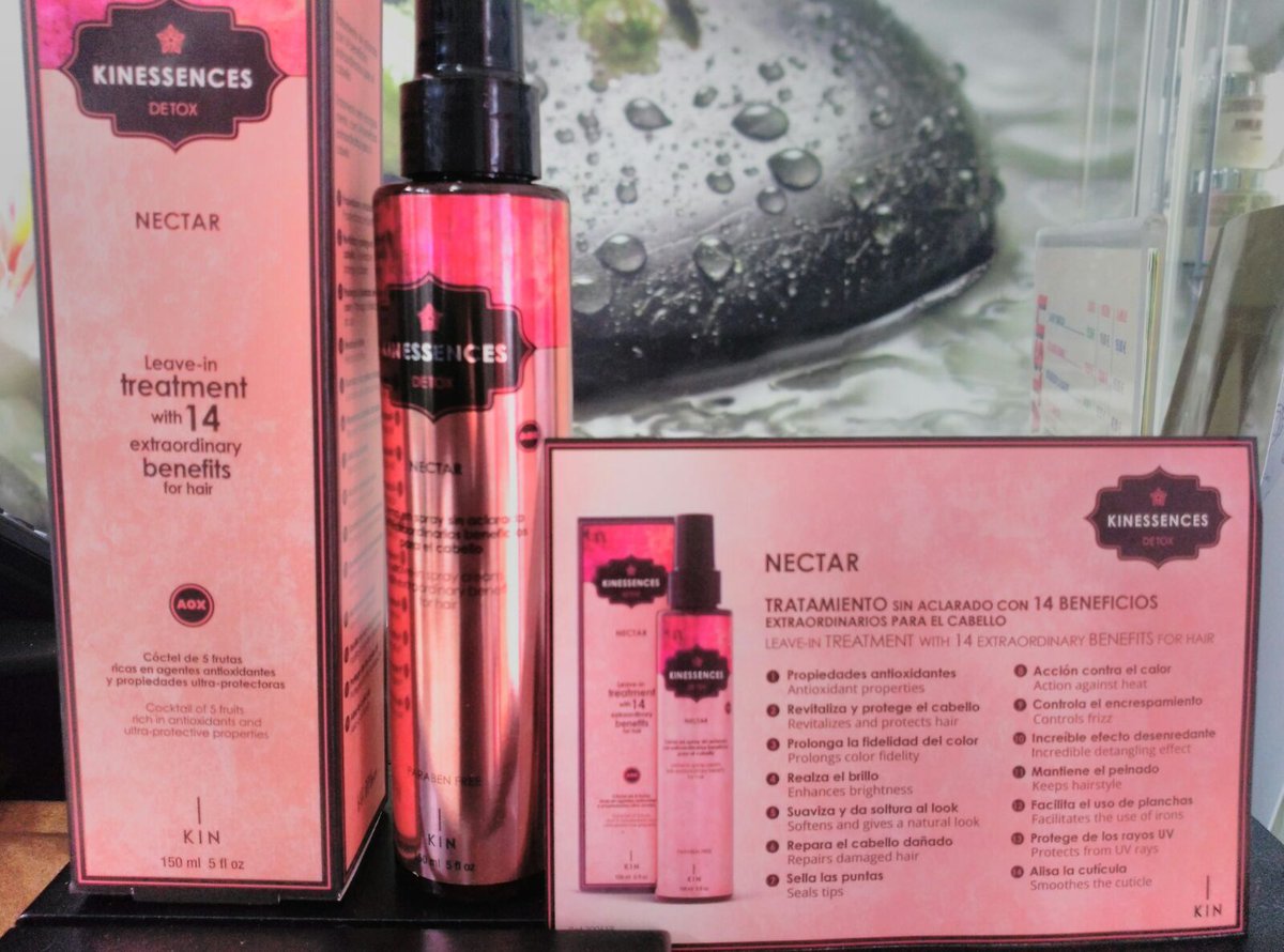 PeluEscandalo's tweet photo. Acabamos de recibir el #Kinessences Detox Nectar ❤️ https://t.co/fb4eusqbm9
Protege, repara y da vitalidad a tu cabello. #peluqueria https://t.co/e6VlDn4g2e