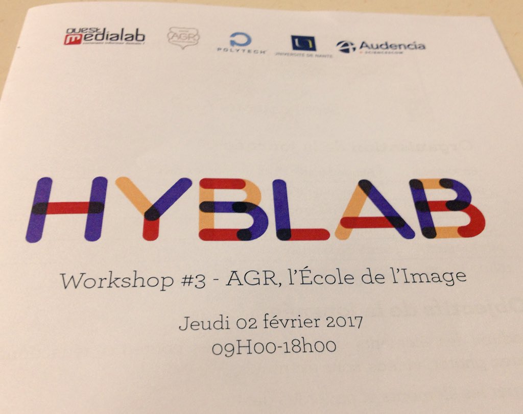 ouestmedialab's tweet photo. #HybLab #ddj #Nantes - C'est parti pour le 3ème jour d'atelier ! https://t.co/Gud3hv63Zw