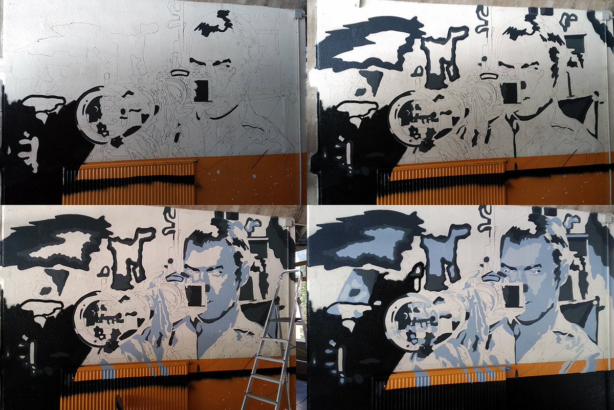 casaestudiante's tweet photo. Murales para no perderse en @UCMccinf por colaboración de #EstudiantesUCM y #ProfesUCM vía @TribunaComplu https://t.co/4AtgiaHfj2 👏👏👏 https://t.co/JuHz9TQ7lK