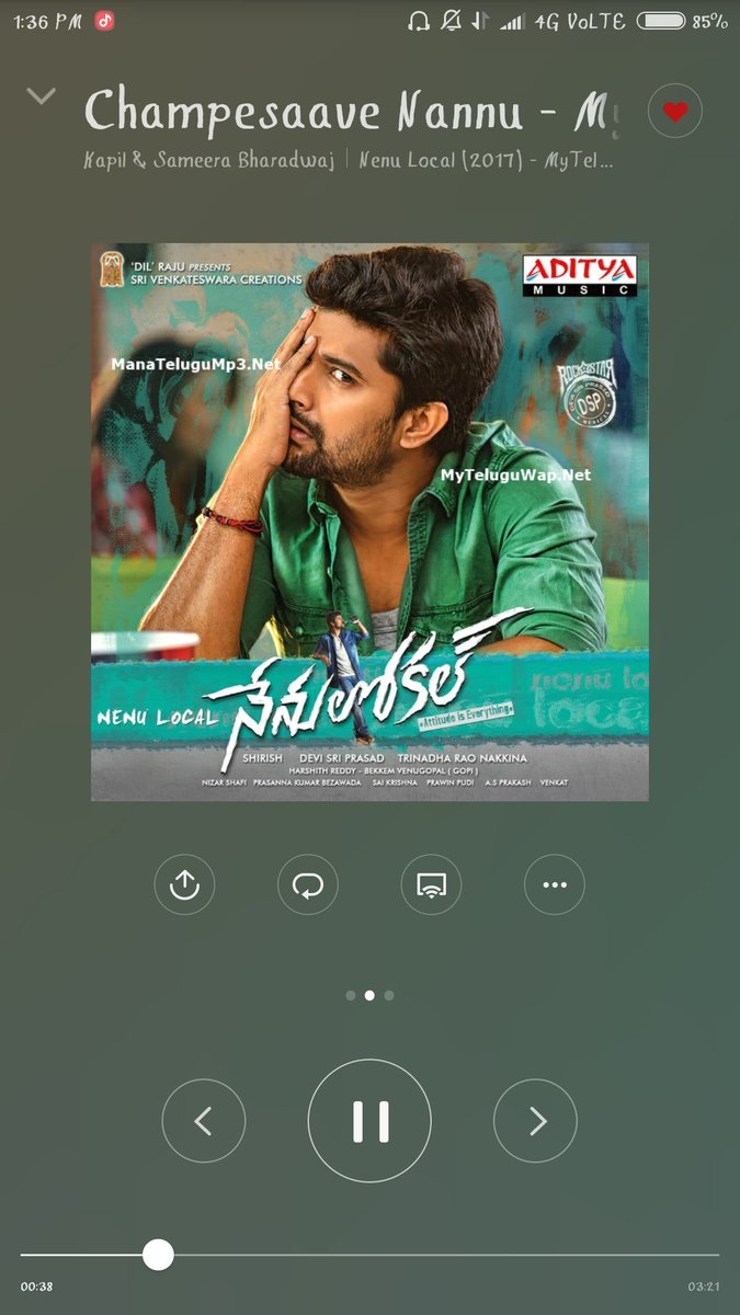 #ChampesaaveNannu 💕💕😍😍 @ThisIsDSP 🙏💕💕
#NenuLocal