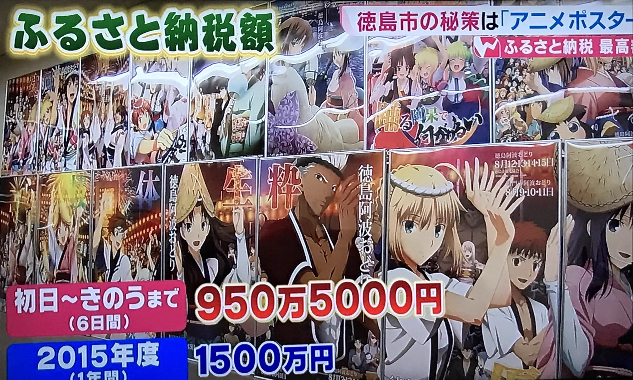 アニメポスターのために、徳島市にふるさと納税をするオタクがすごいｗｗｗ
