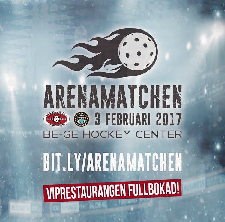 Martinrosenn's tweet photo. Fredag 3/2 19.00 Gratis inträde! Ta er till ishallen för årets match. Retweeta gärna. @innebandysurr_ @innebandymag @OTsporten https://t.co/4GVMVLdXqa