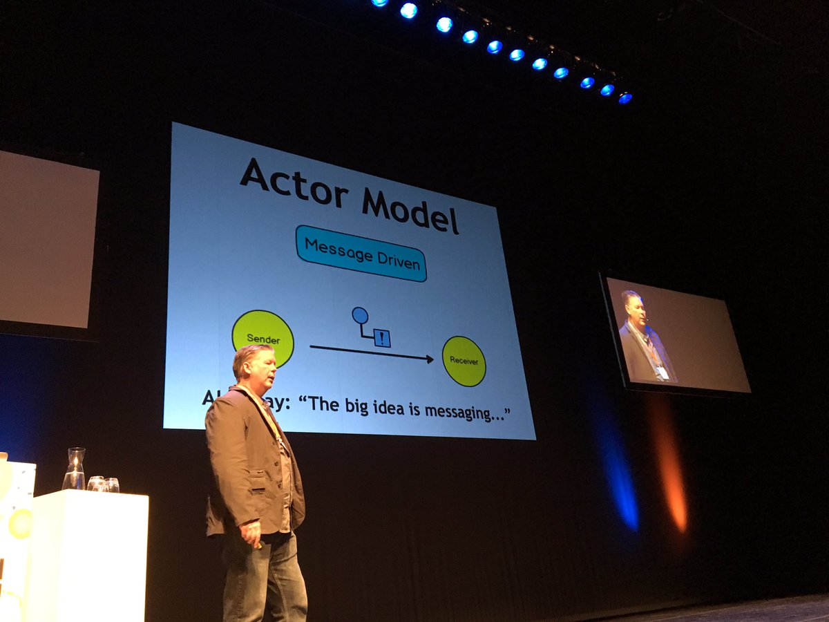 tpierrain's tweet image. Alan Kay: &quot;the big idea is messaging&quot;  #messagePassing #OOP  @VaughnVernon #dddeu