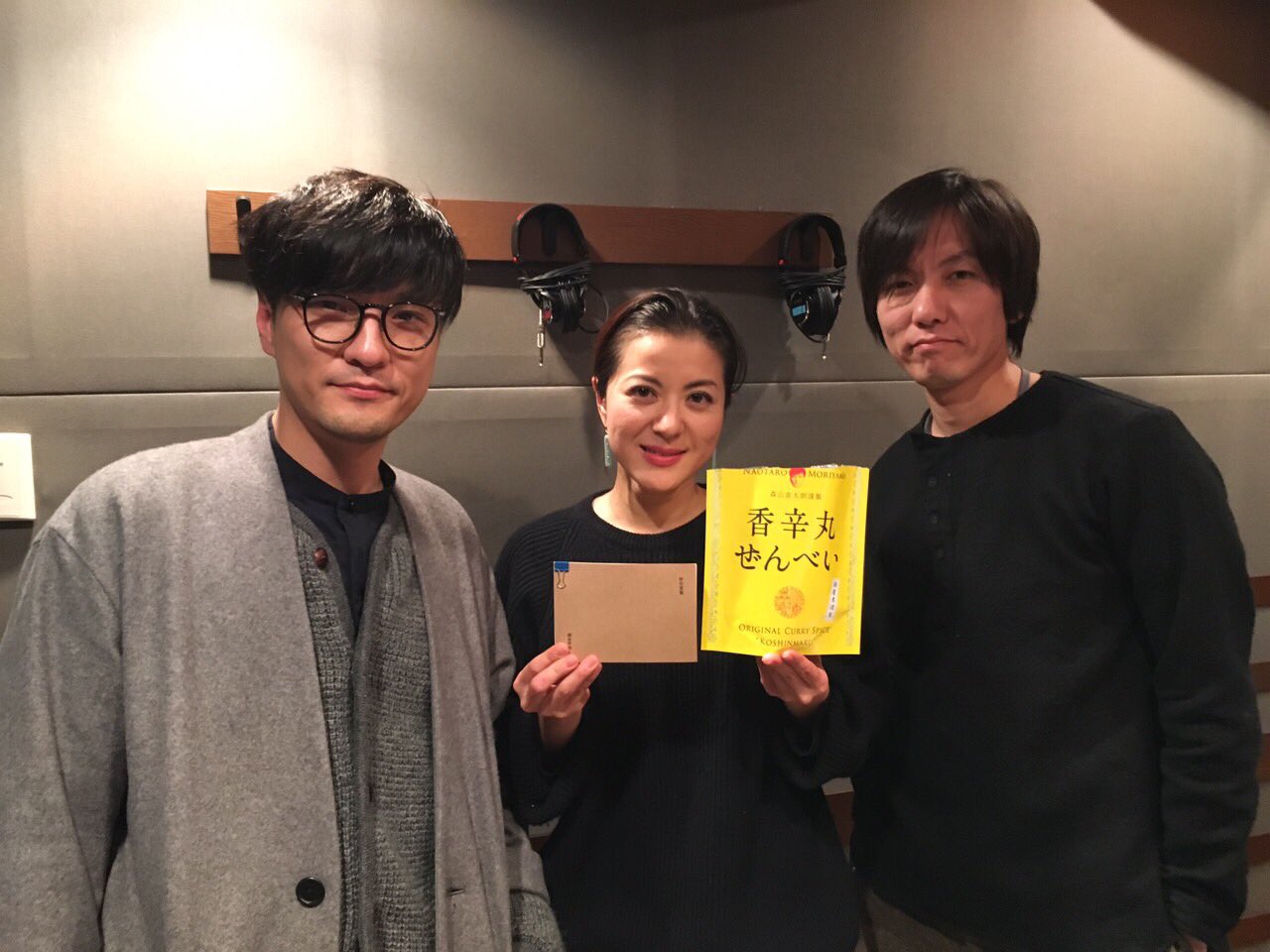 森山直太朗 今日 直太朗とラジオに出ました パーソナリティの桑原りさは 高校の同級生 凧