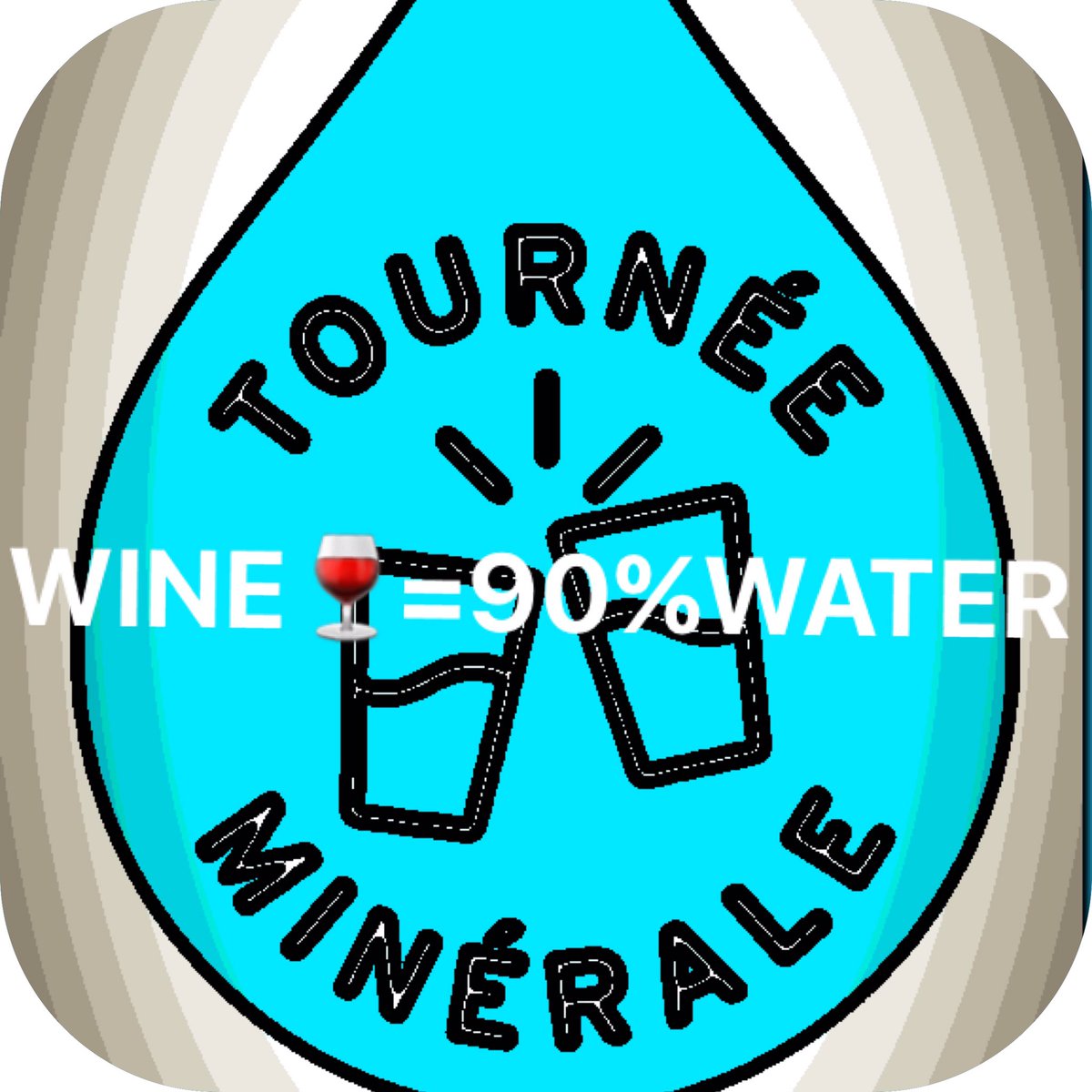 #tourneeminerale #wineis90%water 😉🍷#tourneevinerale