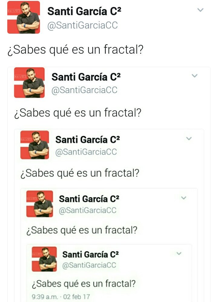 utdjordyy's tweet photo. ¿Sabes qué es un fractal? https://t.co/Wqwfsysv8Q