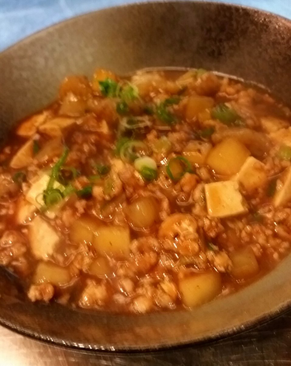 本日のお奨め一品
入河内大根とちぎりコンニャク鷄麻婆良くできてます❗💮