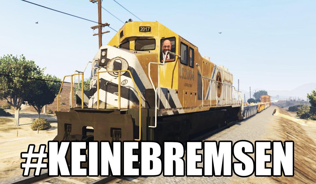 keinebremsen's tweet photo. Did you know gaming: The real reason why the train in GTA 5 can't be stopped #Gottkanzler #HoheEnergie #SPD #MartinSchulz #KeineBremsen https://t.co/GdlVXwEzR9