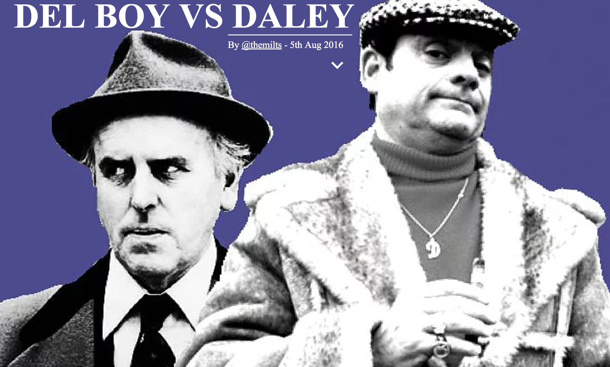 Happy Birthday David Jason (77) - DEL-BOY vs DALEY by 