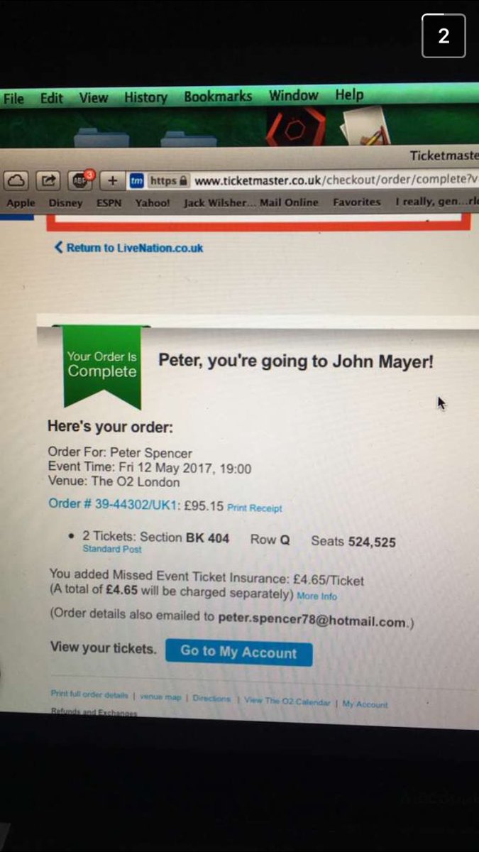 Sam__Barrett's tweet photo. Me and @13_SpenceR are going to see @JohnMayer 🎸😛😎 https://t.co/sLDStLd0cC