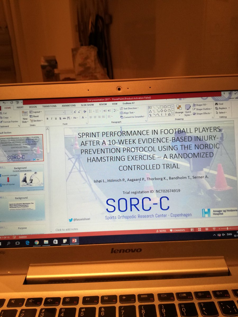 LasseIshoei's tweet photo. @aserner @KThorborg @TBandholm @PerHolmich @sportskongres Also dont miss abstract presentation tomorrow in Sweden! #clinicallyrelevantdata https://t.co/dF8QHYvops