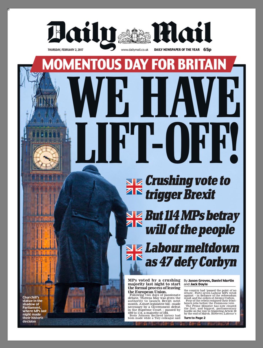 DMReporter's tweet image. TODAY: We use the statue of a man who called for a united Europe to propagandise a narrow vote for isolationism.