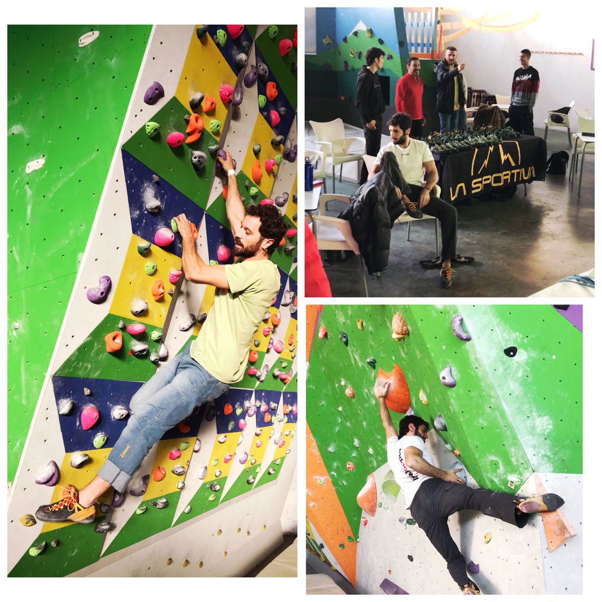 Test con <a href="/LaSportivaSpain/">LaSportivaSpain</a> #IndoorwallTeam en Alicante. Con mucho cariño y elegancia!!