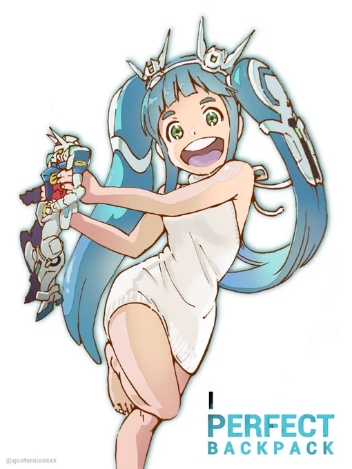 パーフェクト・バックパック子さん #gレコ  #ツインテールの日 