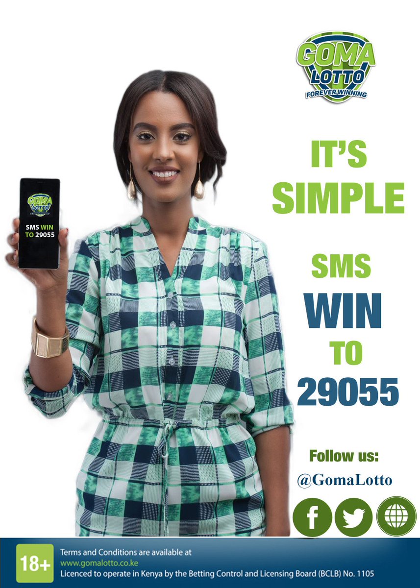 GomaLotto's tweet photo. Its Simple, Join KENYA'S BEST LOTTO @GomaLotto today and WIN 300* your BET Amount.
#gomalotto
#chezagoma https://t.co/fma04rAwvH